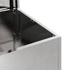 vidaXL Au&szlig;enlagerbox Silber 80 x 50,5 x 50 cm Stahl