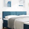 vidaXL LED Kopfteil mit LED-Lichtleisten Blau 144 cm Polyester