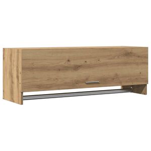 vidaXL Kleiderschrank Artisan-Eiche 100x32,5x35 cm Holzwerkstoff