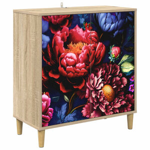 vidaXL Sideboard KIEL Sonoma 69 x 33 x 75 cm Holzwerkstoff