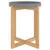 vidaXL Couchtisch Grau 41x41x48,5 cm Holzwerkstoff & Massivholz Kiefer