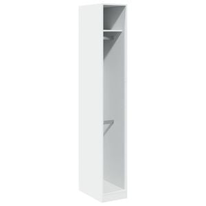 vidaXL Kleiderschrank Wei&szlig; 30x50x200 cm Holzwerkstoff