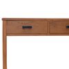 vidaXL B&uuml;rotisch 81x40x75 cm Teak Massivholz