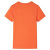 Kinder-T-Shirt Hellorange 116