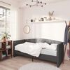 vidaXL Tagesbett USB Dunkelgrau Samt 90x200 cm
