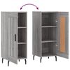 vidaXL Sideboard Grau Sonoma 34,5x34x90 cm Holzwerkstoff