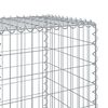 vidaXL Gabione mit Deckel 1000x50x150 cm Verzinktes Eisen