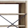 vidaXL B&uuml;cherregal 7 B&ouml;den 80x30x200 cm Massivholz Akazie
