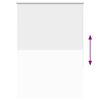 vidaXL Verdunkelungsrollo Wei&szlig; 105x150cm Stoffbreite 100,7cm Polyester
