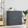 vidaXL Aufbewahrungsschrank Anthrazit 90 x 40 x 90 cm Stahl