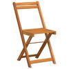 vidaXL Bistrogarnitur 3 pcs &Ouml;l-Natur Massivholz Akazie