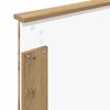 vidaXL Bettrahmen mit Kopfteil Artisan-Eiche 90 x 200 cm Holzwerkstoff