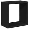 vidaXL W&uuml;rfelregale 2 Stk. Schwarz 26x15x26 cm