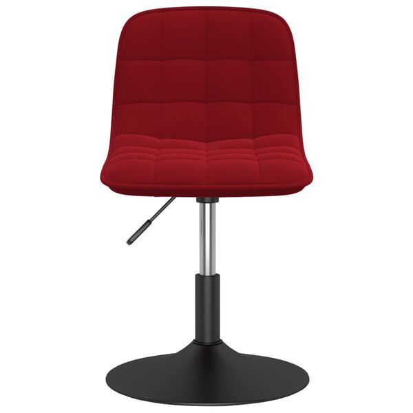 vidaXL Barhocker Weinrot Samt