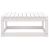 vidaXL 8-tlg. Garten-Lounge-Set Wei&szlig; Kiefer Massivholz