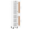 vidaXL Highboard Wei&szlig; 34,5x34x180 cm Holzwerkstoff