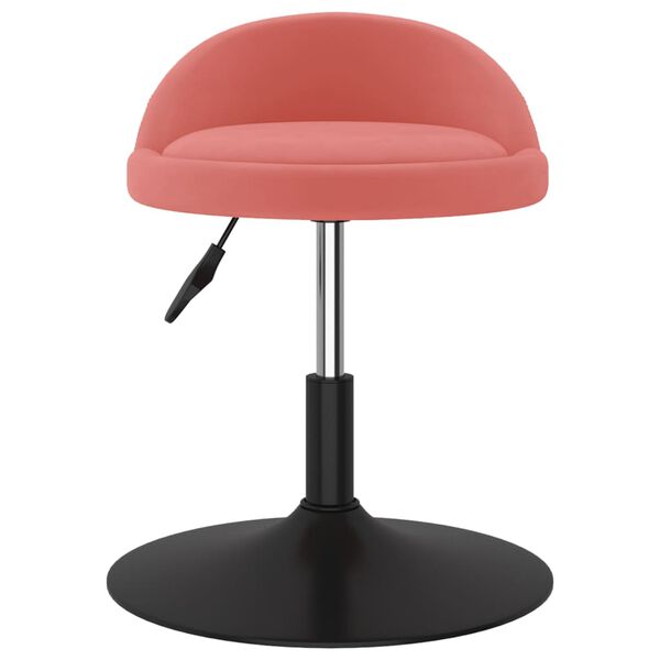 vidaXL Esszimmerstuhl Drehbar Rosa Samt