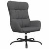 vidaXL Relaxsessel Dunkelgrau Stoff