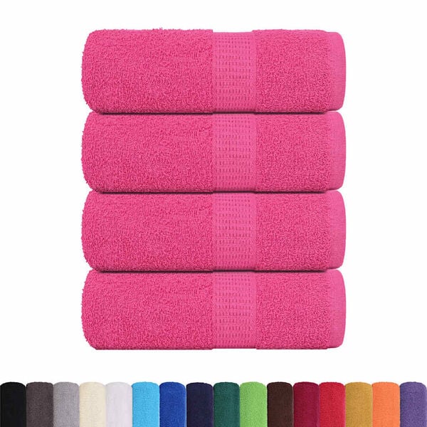 vidaXL G&auml;stet&uuml;cher FROGN 4 Stk. Rosa 30x50 cm 360 g/m&sup2;