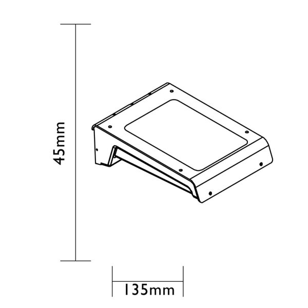 Luxform Solar-LED-Au&szlig;enwandleuchte Madison 34105