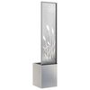 vidaXL Garten Sichtschutz-Leinwand Silber 32 x 150 cm Edelstahl