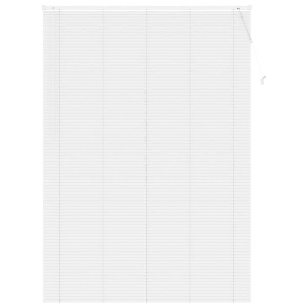 vidaXL Venetianer Jalousie Verstellbar Wei&szlig; 213 x 160 cm PVC