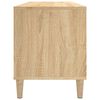 vidaXL Plattenschrank Sonoma-Eiche 100x38x48 cm Holzwerkstoff