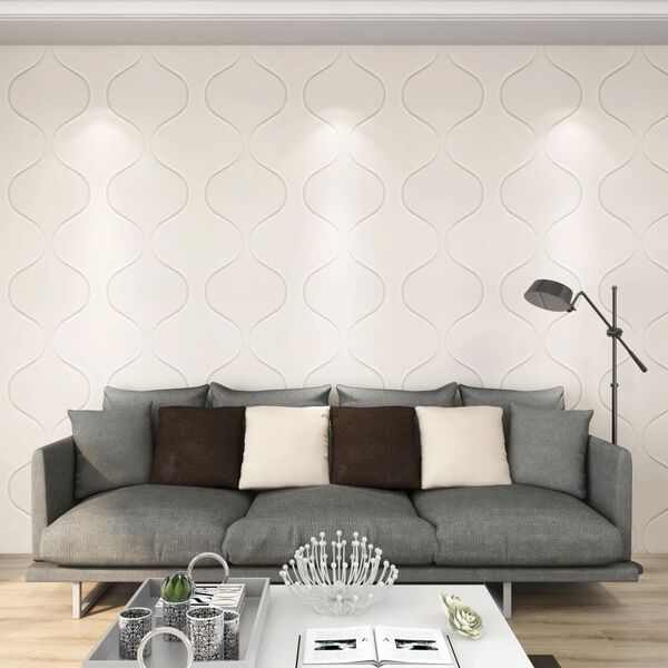 vidaXL Wandpaneele 12 Stk. 3D 0,5&times;0,5 m 3 m&sup2;