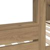 vidaXL Etagenbett f&uuml;r Kinder Artisan-Eiche 90 x 200 cm Holzwerkstoff