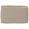 vidaXL Kissenset 3 pcs Taupe Oxford-Stoff