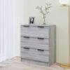 vidaXL Sideboard Grau Sonoma 60x30x70 cm Holzwerkstoff