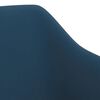 vidaXL Esszimmerst&uuml;hle 2 Stk. Drehbar Blau Samt