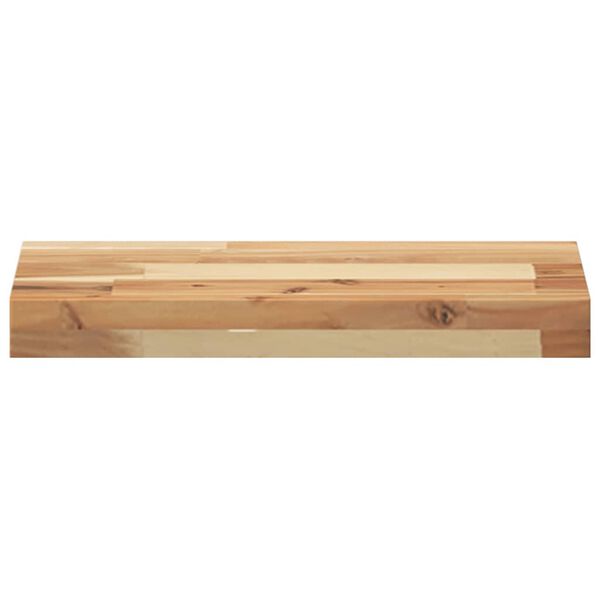 vidaXL Schweberegale 2 Stk. 60x20x4 cm Massivholz Akazie &Ouml;lbehandelt