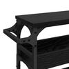 vidaXL K&uuml;chentrolley Schwarz Eichen-Optik 53 x 20 x 76 cm