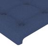 vidaXL Kopfteil Blau 80x5x78/88 cm Stoff