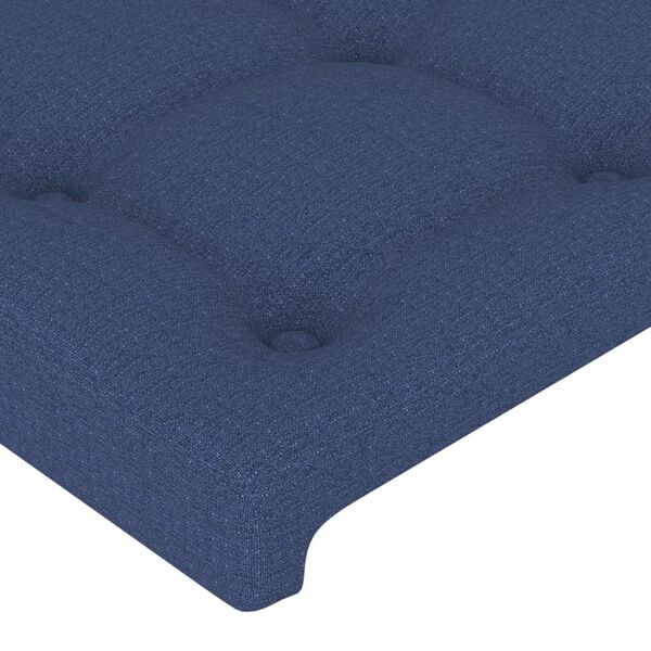 vidaXL Kopfteil Blau 80x5x78/88 cm Stoff
