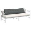 vidaXL R&uuml;ckenkissen Dunkelgrau 200 x 19 x 50 cm Stoff