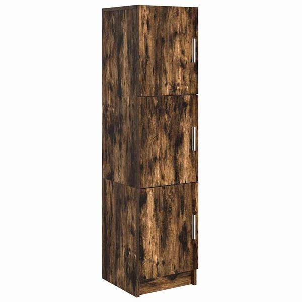 vidaXL Highboard Geräucherte Eiche 31,5 x 32 x 122,5 cm