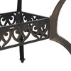 vidaXL 5-tlg. Garten-Essgruppe Bronzen Aluminiumguss