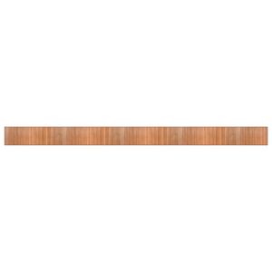 vidaXL Teppich Rechteckig Natur 70x1000 cm Bambus