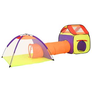 vidaXL Spielzelt für Kinder Mehrfarbig 338x123x111 cm