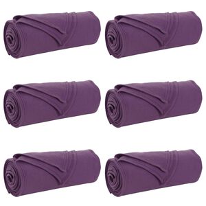 vidaXL Wohndecken 6 stk. Lila 170 x 130 cm 1.86 kg Fleece