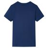 Kinder-Kurzarmshirt Dunkelblau 116