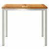 vidaXL Esstisch Braun 90 x 90 x 75 cm Massivholz Teak