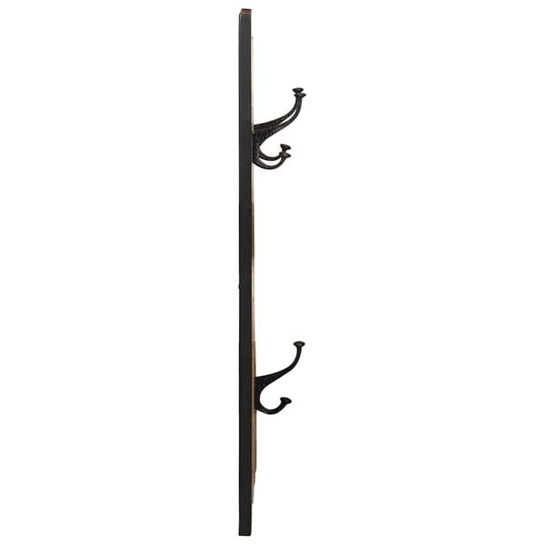 vidaXL Garderobe 40x2x80 cm Raues Massivholz Mango