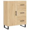 vidaXL Highboard Sonoma-Eiche 69,5x34x180 cm Holzwerkstoff