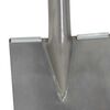 vidaXL Schaufelkopf Silber 43 x 17 cm Pulverbeschichteter Stahl