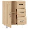 vidaXL Sideboard Sonoma-Eiche 69,5x34x90 cm Holzwerkstoff