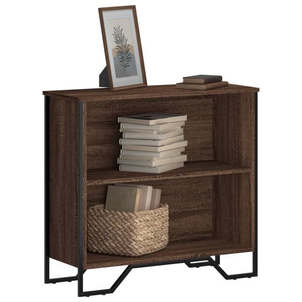 vidaXL B&uuml;cherregal Braun Eichen-Optik 80x31x74,5 cm Holzwerkstoff
