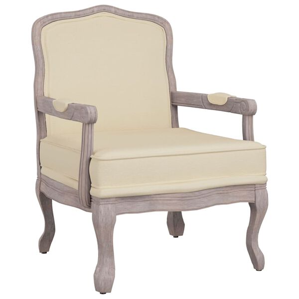 vidaXL Sessel 64x64x90 cm Leinen